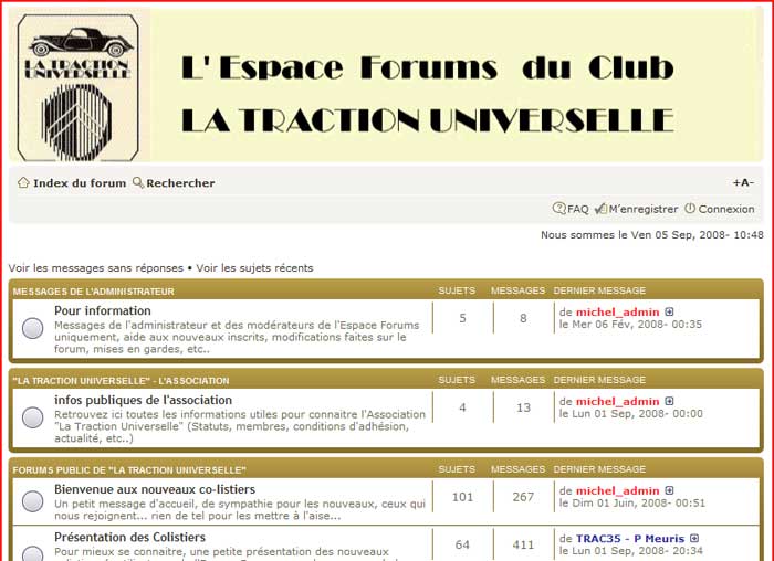 L'Espace Forums de La Traction Universelle • Afficher le sujet